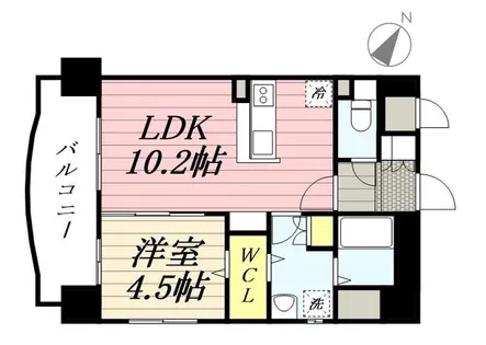 1LDKの間取り画像