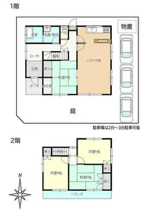 大阪府南河内郡千早赤阪村大字小吹【一戸建】の間取り
