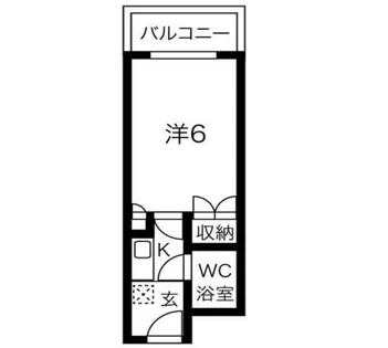 ジュネスメゾン【A107号室】の間取り