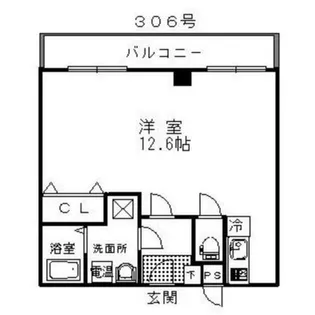 Grow Gold【306号室】の間取り