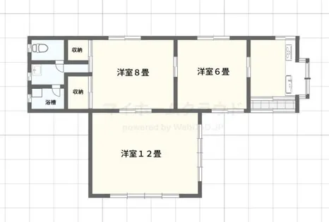 福岡県田川郡福智町赤池【一戸建】の間取り