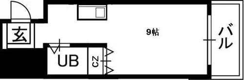 メゾン・ド・シュヴァル【601号室】の間取り