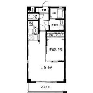 プログレスステージ2【103号室】の間取り