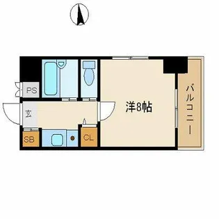 サンシャイン福成【6階】の間取り