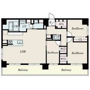 S-RESIDENCE円山鳥居前【801号室】の間取り