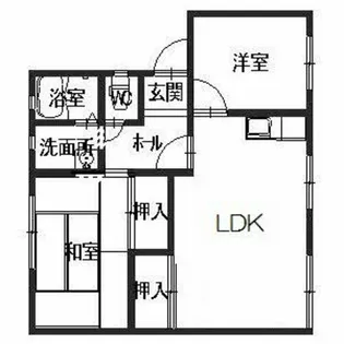 パールハイツ有田【1階】の間取り