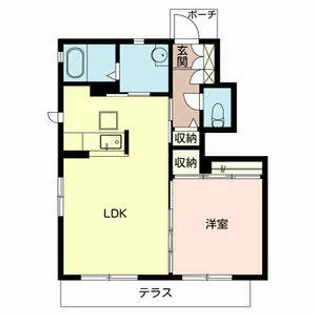 サンフィールド【103号室】の間取り