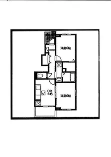 2DKの間取り画像