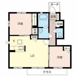 和歌山県有田郡有田川町大字下津野【アパート】の間取り