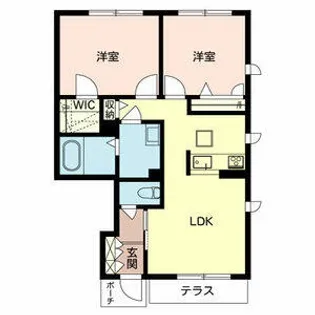 シャーメゾン明王寺【1階】の間取り