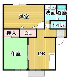兵庫県加東市新町【アパート】の間取り