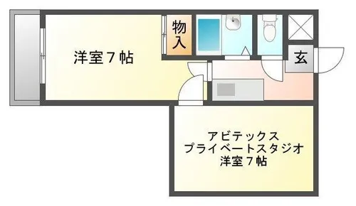 大阪府豊中市野田町【マンション】の間取り