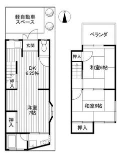 京都府亀岡市大井町かすみケ丘【一戸建】の間取り