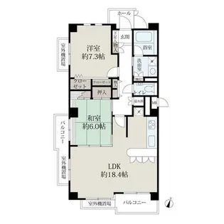 ビアンプラッセ【3階】の間取り