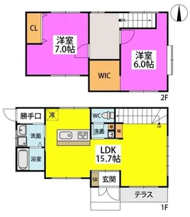 福岡県福岡市早良区次郎丸2丁目【一戸建】の間取り