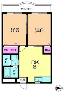 京都府木津川市相楽城西【マンション】の間取り