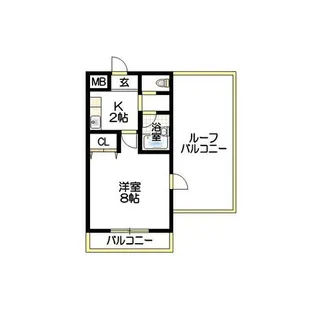 ヴィラ・パストラルⅡ【4階】の間取り