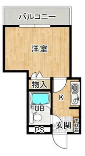 ドルフィンマンション【404号室】の間取り