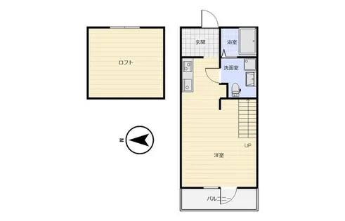 ガレージハウス青葉【2階】の間取り