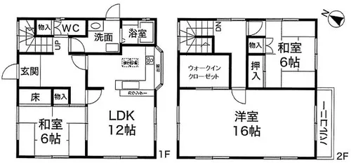 兵庫県加古川市平岡町土山【一戸建】の間取り