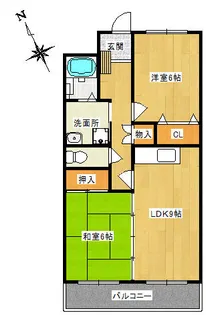 ルネッサンス宮ノ尾Ⅰ【2階】の間取り