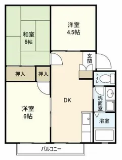 レジデンス早川【201号室】の間取り