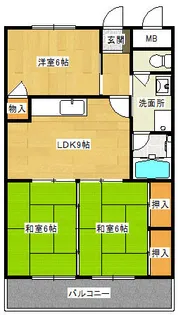 第三吉宗ビル【4階】の間取り