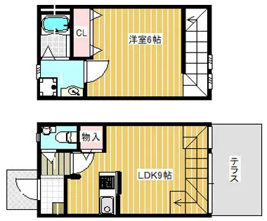 ルーチェ【G号室】の間取り