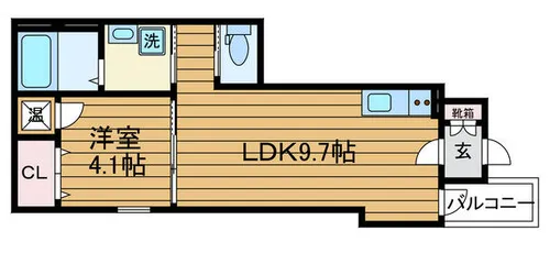 大阪府吹田市内本町3丁目【アパート】の間取り