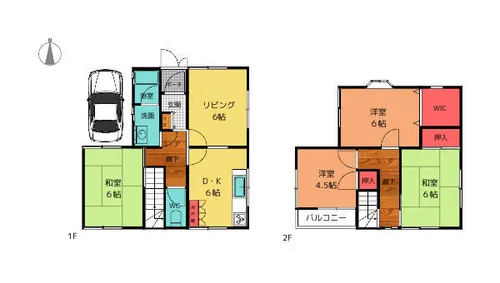 奈良県天理市石上町【一戸建】の間取り