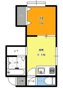 北海道札幌市西区発寒七条11丁目【アパート】の間取り