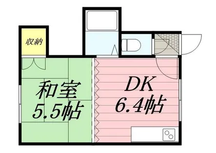 パールさくらマンション【0006号室】の間取り