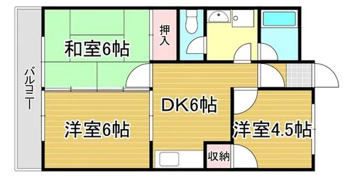 シャルム風【502号室】の間取り