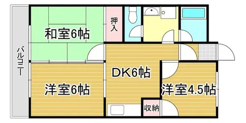 シャルム風【502号室】の間取り