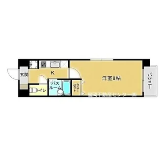 福岡県福岡市東区馬出2丁目【マンション】の間取り