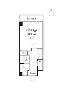 BLANCCOURT塚本【7階】の間取り