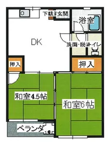 京都府京都市山科区日ノ岡夷谷町【マンション】の間取り