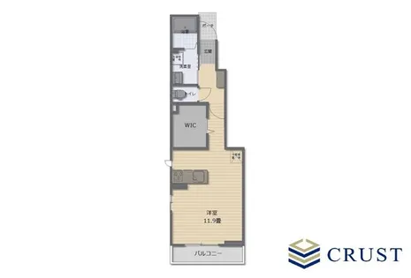 福岡県久留米市御井町【アパート】の間取り