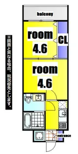 No.47 ORIENT PROJECT2100【13階】の間取り