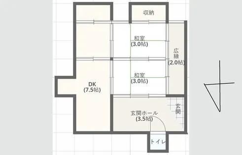 和歌山県海南市下津町丸田【一戸建】の間取り