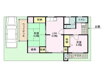 福岡県福津市福間南1丁目【一戸建】の間取り