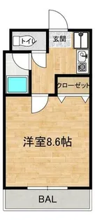 上北マンション【2階】の間取り