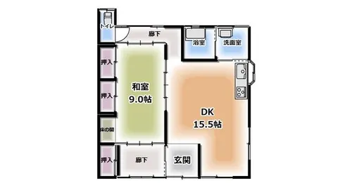 愛知県津島市南新開町1丁目【一戸建】の間取り