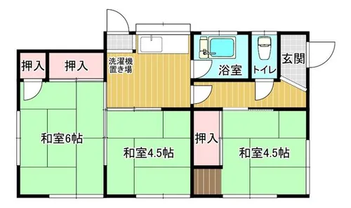福岡県北九州市八幡西区中の原2丁目【一戸建】の間取り