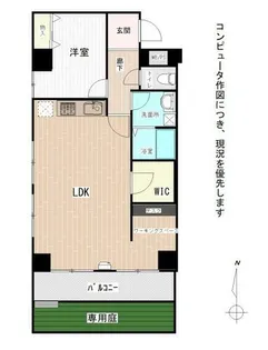 北海道札幌市北区北三十一条西2丁目【マンション】の間取り