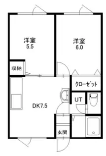 ハイム・デ・ルーア【201号室】の間取り