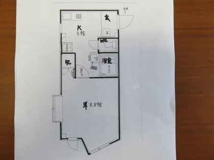 タカオキAコーポ【1階】の間取り