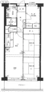 マンハイム加古川【327号室】の間取り