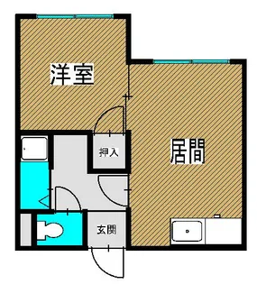 メゾンロベ36【201号室】の間取り