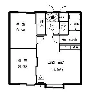コーポフレンド【2階】の間取り